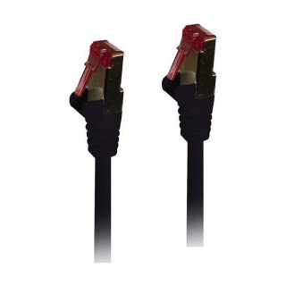 Synergy21 Patchkabel RJ45, CAT6 250Mhz, 0,15m schwarz, S-STP(S/FTP), TPE/LSZH(Superflex)