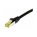 Synergy21 Patchkabel RJ45, CAT6A 500Mhz, 0,5m, schwarz,...