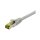 Synergy21 Patchkabel RJ45, CAT6A 500Mhz, 0,5m, grau, S-STP(S/FTP), TPE/LSZH(Ultraflex), AWG26, mit CAT7 Rohkabel,