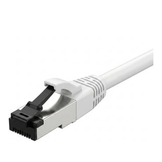 Synergy21 Patchkabel RJ45, CAT8.1 2000Mhz, 7,5m, weiss, S-STP(S/FTP), TPE/LSZH(SuperFlex), AWG26,