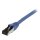 Synergy21 Patchkabel RJ45, CAT8.1 2000Mhz, 0,15m, blau, S-STP(S/FTP), TPE/LSZH(SuperFlex), AWG26,