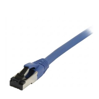 Synergy21 Patchkabel RJ45, CAT8.1 2000Mhz, 0,5m, blau, S-STP(S/FTP), TPE/LSZH(SuperFlex), AWG26,