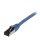 Synergy21 Patchkabel RJ45, CAT8.1 2000Mhz, 0,5m, blau, S-STP(S/FTP), TPE/LSZH(SuperFlex), AWG26,