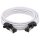 Synergy21 Patchkabel RJ45, CAT6A 500Mhz, 2m, weiss, S/FTP, slimline rund d=4,5mm, TPE/LSZH(Superflex), AWG28, mit CAT7 Rohk., drehbarer Stecker,