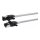 Synergy21 Patchkabel RJ45, CAT6A 500Mhz, 7,5m, grau, S/FTP, slimline rund d=4,5mm, TPE/LSZH(Superflex), AWG28, mit CAT7 Rohk., drehbarer Stecker,