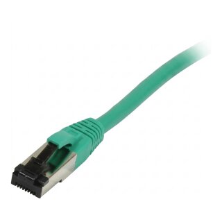 Synergy21 Patchkabel RJ45, CAT8.1 2000Mhz, 0,25m, grün, S-STP(S/FTP), TPE/LSZH(SuperFlex), AWG26,