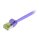 Synergy21 Patchkabel RJ45, CAT6A 500Mhz, 1,5m, lila, S-STP(S/FTP), slimline rund d=4,5mm, TPE/LSZH(Superflex), AWG28, mit CAT7 Rohkabel,