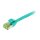 Synergy21 Patchkabel RJ45, CAT6A 500Mhz, 0,25m, grün, S-STP(S/FTP), slimline rund d=4,5mm, TPE/LSZH(Superflex), AWG28, mit CAT7 Rohkabel,