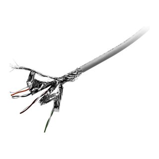 Synergy21 Kabel 500MHz, CAT6A, S-STP(S/FTP), Patchkabel(flex), grau, Hal, 100m Ring