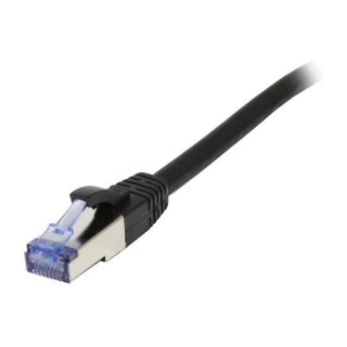 Synergy21 Patchkabel RJ45, CAT6A 500Mhz, 15m, schwarz, S-STP(S/FTP), Komponent getestet(GHMT certified), AWG26,