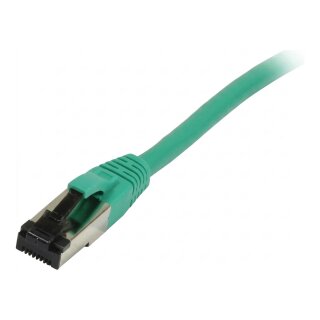 Synergy21 Patchkabel RJ45, CAT8.1 2000Mhz, 7,5m, grün, S-STP(S/FTP), TPE/LSZH(SuperFlex), AWG26,