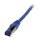Synergy21 Patchkabel RJ45, CAT6A 500Mhz, 10m, blau, S-STP(S/FTP), TPE/LSZH(Superflex), AWG26,