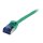Synergy21 Patchkabel RJ45, CAT6A 500Mhz, 0,25m, grün, U/FTP, slimline rund d=3,8mm, TPE(Superflex), AWG32,