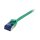 Synergy21 Patchkabel RJ45, CAT6A 500Mhz, 7,5m, grün, U/FTP, slimline rund d=3,8mm, TPE(Superflex), AWG32,