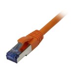 Synergy21 Patchkabel RJ45, CAT6A 500Mhz, 1,5m, orange,...