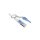 Synergy21 Patchkabel RJ45, CAT6A 500Mhz, 0,25m, grau, S-STP(S/FTP), mit Schloss, AWG26,