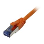 Synergy21 Patchkabel RJ45, CAT6A 500Mhz, 10m, orange,...
