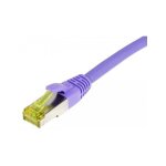 Synergy21 Patchkabel RJ45, CAT6A 500Mhz, 1,5m, lila,...