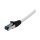 Synergy21 Patchkabel RJ45, CAT6A 500Mhz, 0,25m, weiss, S-STP(S/FTP), PUR(Superflex), Außen/Outdoor/Industrie, AWG26,