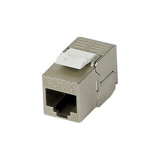 Synergy21 Keystone, Modul, TP-Buchse(RJ45), CAT6A, 500MHz, Short, mit Kabelklemme