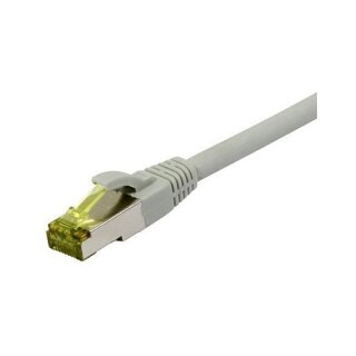 Synergy21 Patchkabel RJ45, CAT6A 500Mhz, 30m, grau, S-STP(S/FTP), TPE/LSZH(Ultraflex), AWG26, mit CAT7 Rohkabel,