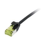 Synergy21 Patchkabel RJ45, CAT6A 500Mhz, 0,15m, schwarz,...