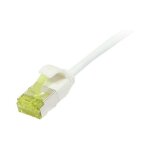 Synergy21 Patchkabel RJ45, CAT6A 500Mhz, 0,15m, weiss,...