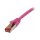 Synergy21 Patchkabel RJ45, CAT6 250Mhz, 2m magenta, S-STP(S/FTP), TPE/LSZH(Superflex)