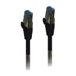 Synergy21 Patchkabel RJ45, CAT6A 500Mhz, 0,15m, schwarz,...