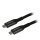 Synergy21 Kabel USB, C(St) => C(St), 2,0m, USB4.0, schwarz(Textil), 40G/5A, 240W, Gen 3x2, E-Marker Chip