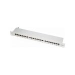 Synergy21 Patch Panel 24xTP, CAT6A, 500Mhz, 19, Lichtgrau...