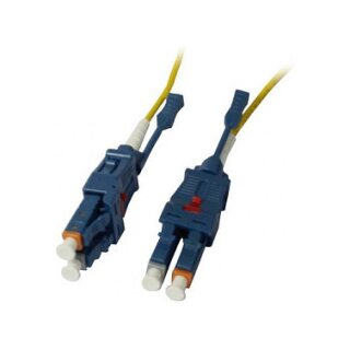 Synergy21 LWL-2-Faser-Patchk. 5mtr.LC-LC, 9/125um, OS2, Uniboot(drehbar), Push/Pull, AD=2mm,