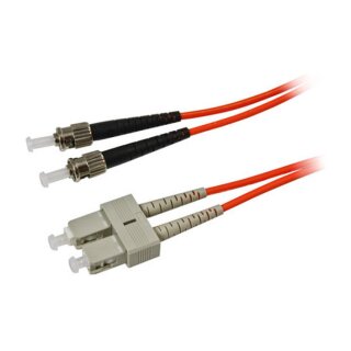 Synergy21 LWL-2-Faser-Patchk. 2mtr.ST-SC, 50/125um,OM2, AD=3mm