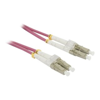 Synergy21 LWL-2-Faser-Patchk.100mtr.LC-LC, 50/125um,OM4, AD=3mm,