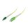 Synergy21 LWL-1-Faser-Patchk. 0,5mtr.LC(APC)-SC(APC), 9/125u, OS2, G657.A2, AD=2mm, flexible Knickschutztülle