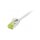 Synergy21 Patch cable RJ45 - CAT6A 500Mhz - 0.15m - gray - U/FTP - slimline round d 3.8mm - TPE/LSZH(Superflex