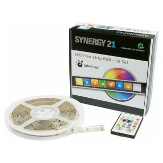 Synergy 21 LED Flex Strip 5050 - 30 RGB-W DC12V KOMPLETT Set V2