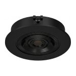 Synergy 21 LED Deckeneinbauspot Helios schwarz, rund,...