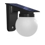 Synergy 21 LED Wand Akku Solar Lampe - Ball milky -