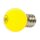 Synergy 21 LED Retrofit E27 Tropfenlampe G45 gelb 1 Watt für Lichterkette