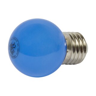 Synergy 21 LED Retrofit E27 Tropfenlampe G45 blau 1 Watt für Lichterkette
