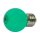 Synergy 21 LED Retrofit E27 Tropfenlampe G45 grün 1 Watt für Lichterkette