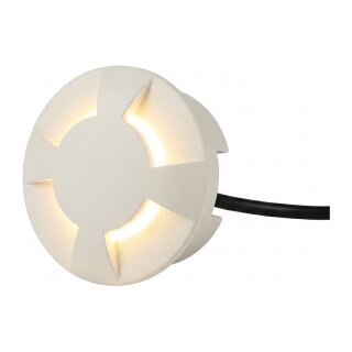 Synergy 21 LED Bodeneinbaustrahler ARGOS rund Segment-4 IP67 ww - braun