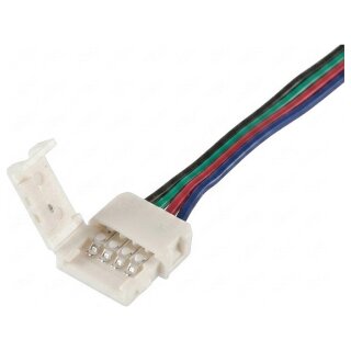 Synergy 21 LED Flex Strip zub. Clickverbinder mit Kabel RGB 1-seitig