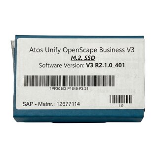 Mitel OpenScape Business Software auf M.2 SATA SSD,