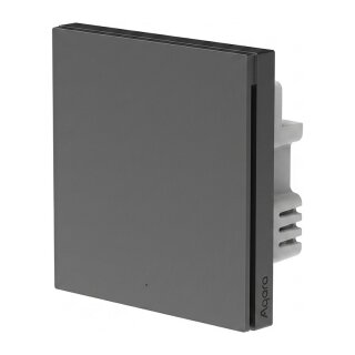 Aqara Smart Wall Switch H1(With Neutral, Single Rocker) grau - (HomeKit)