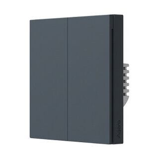 Aqara Smart Wall Switch H1 (No Neutral, Double Rocker) grau (HomeKit)