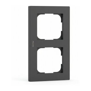 Aqara Switch Frame H2grey 2-fold