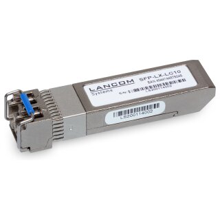 LANCOM SFP-LX-LC10 10GBASE-LR / LW-SFP module for connection to SFP ports of LANCOM switches