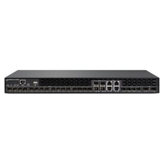LANCOM XS-6128QF Stackable L3-Managed 10G Fiber Aggregation Switch 1TBit/s throughput 24x SFP+- incl. 4x Combo-Ports SFP+/10G